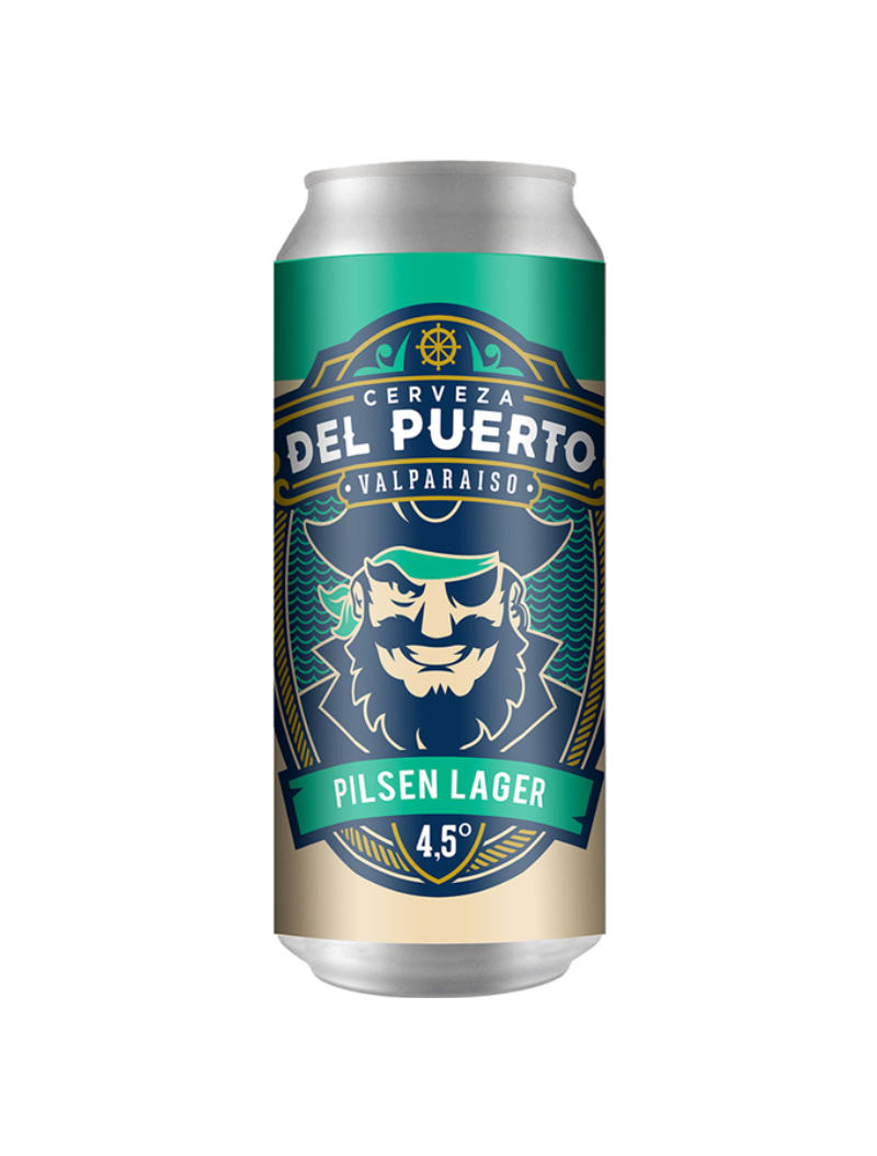 Del Puerto Pilsen Lager 473cc