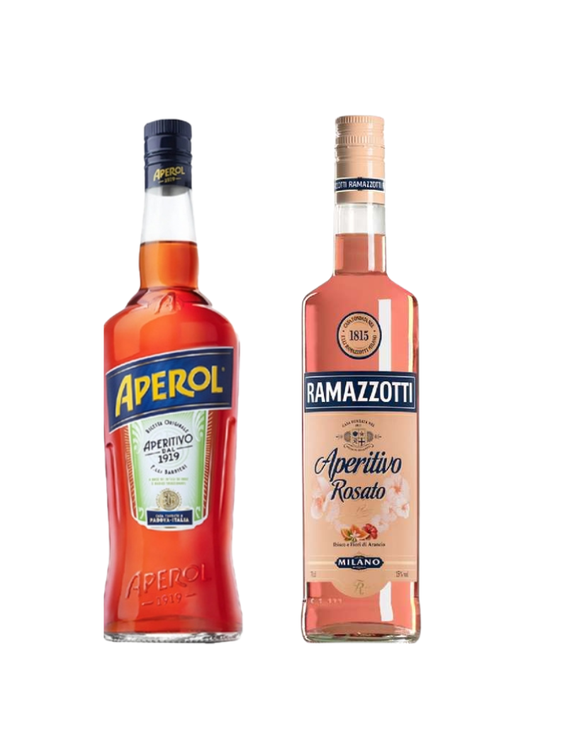 Pareja Aperol + Ramazzotti