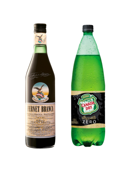 Pack Fernet Branca + Canada Dry Zero 1.5lt