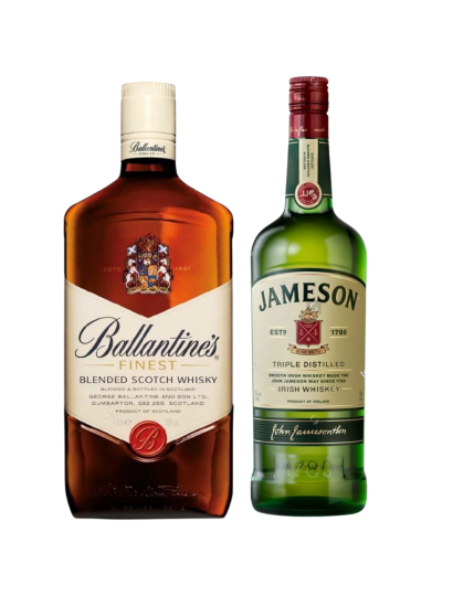 Duo Ballantines 1Lt + Jameson 750cc