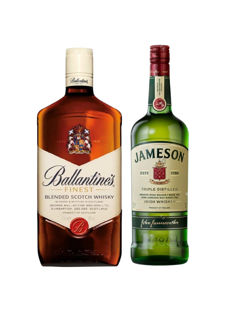 Duo Ballantines 1Lt + Jameson 750cc