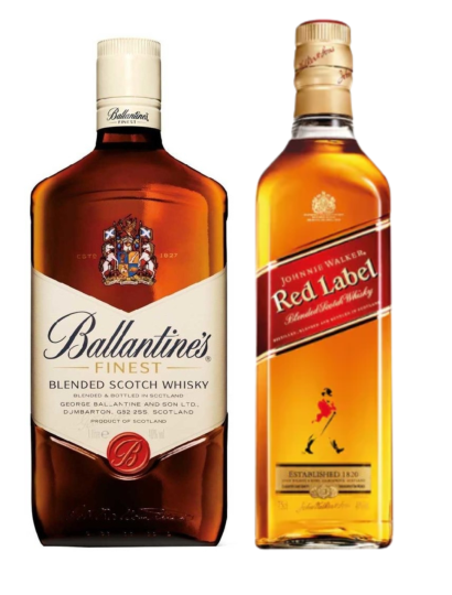 Ballantines + Johnnie