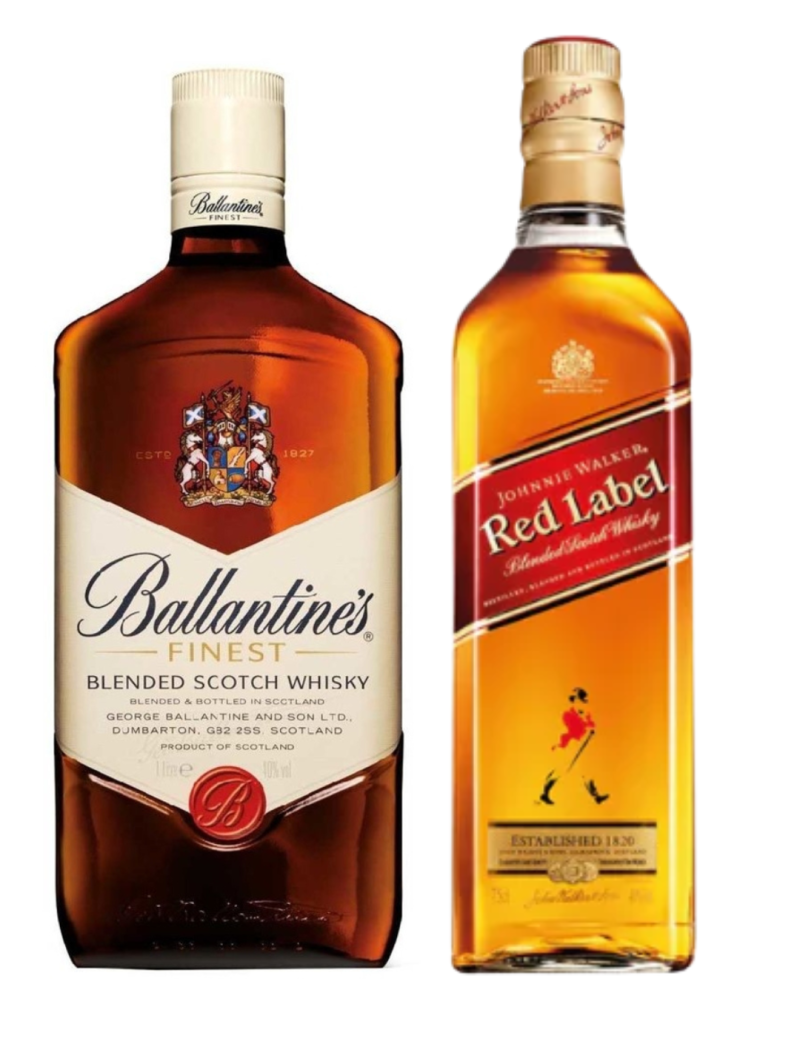 Ballantines + Johnnie Ballantines + Johnnie