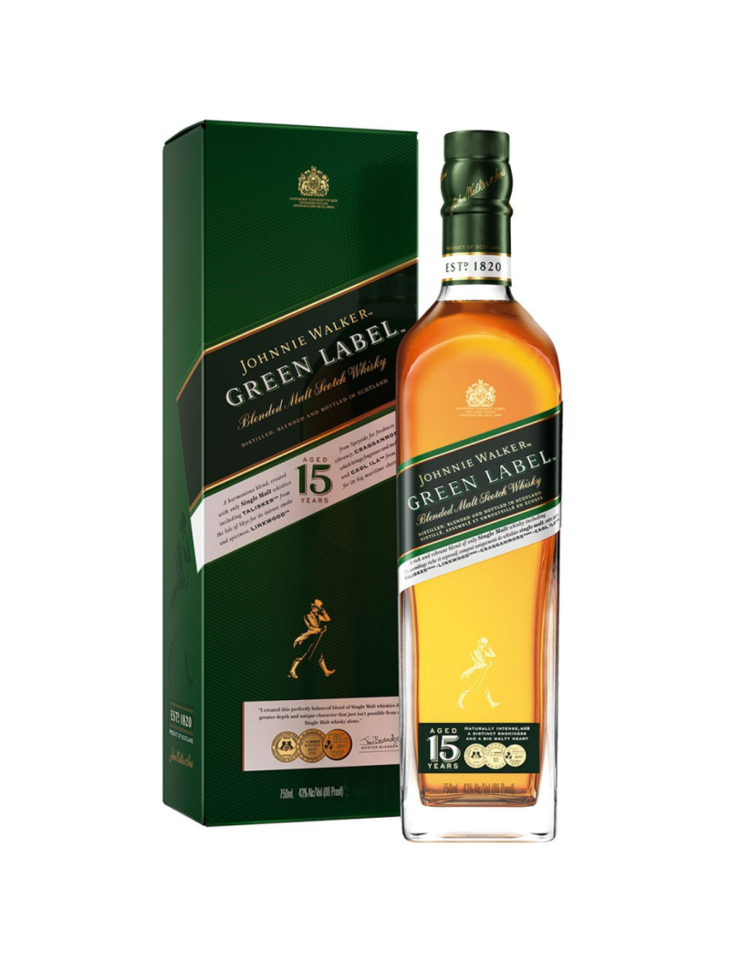 Johnnie Walker Green Label 750 cc